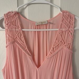 Ramy Brook Light Pink V-Neck Dress